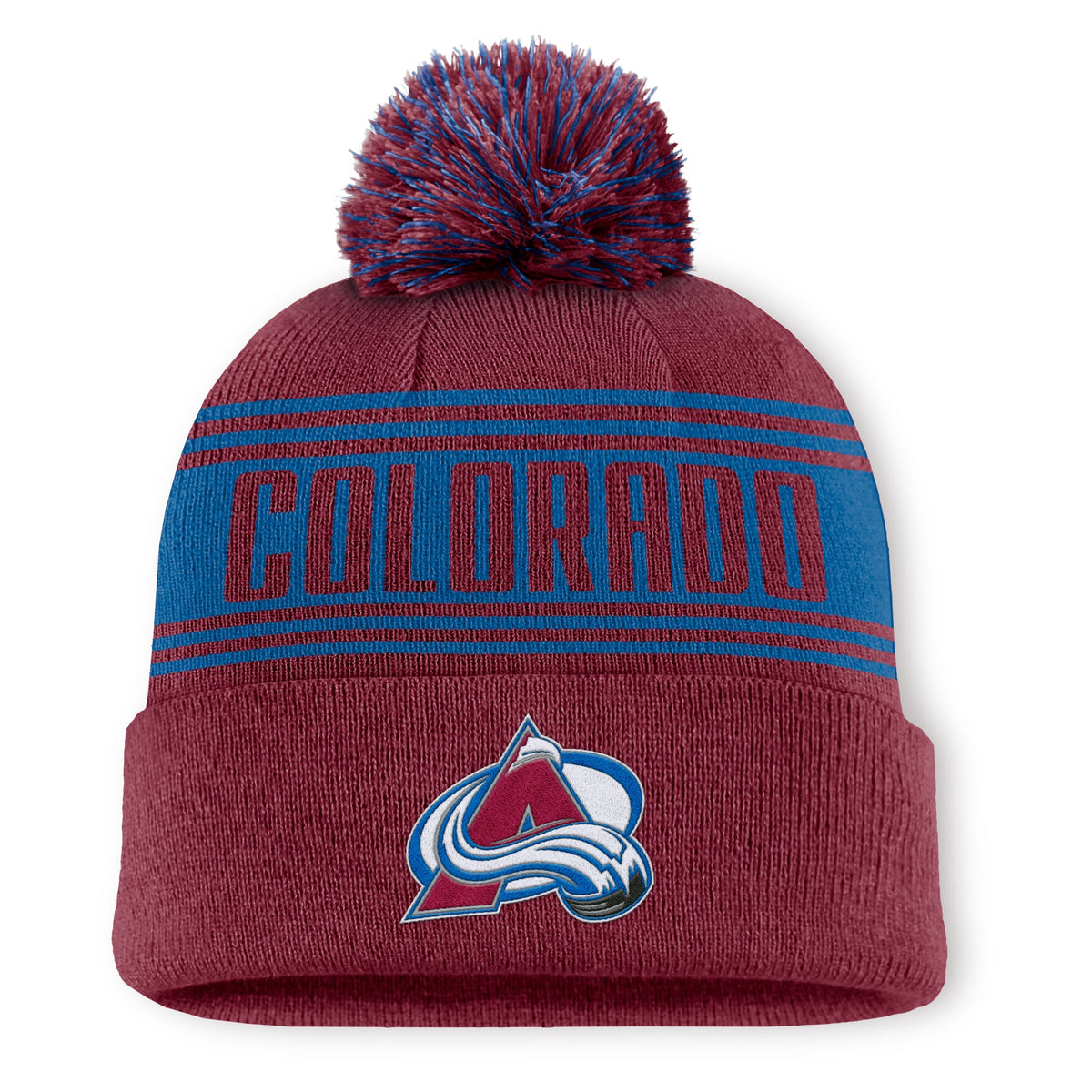 Colorado Avalanche Enforcer Pom Beanie Knit