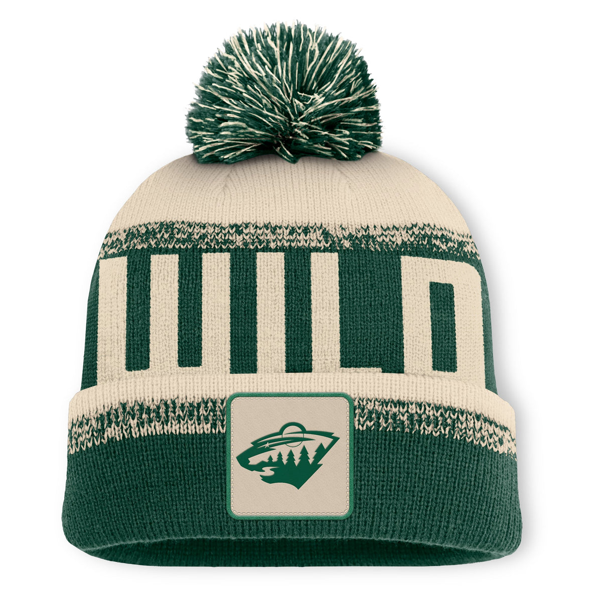 Minnesota Wild Thrive Cuff Pom Beanie Knit