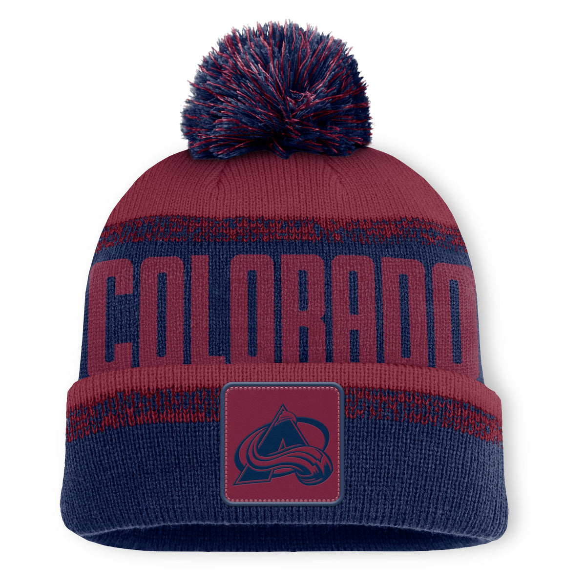 Colorado Avalanche Thrive Beanie Pom Knit