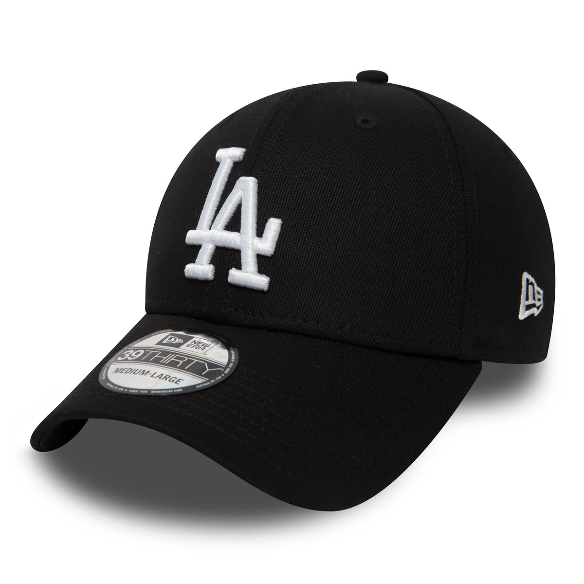 Los Angeles Dodgers Essential Black 39THIRTY Cap