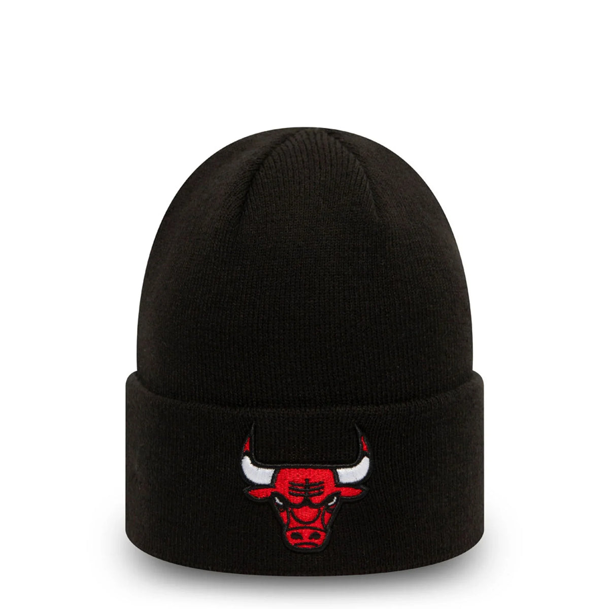 Chicago Bulls Essential Black Cuff Beanie Hat