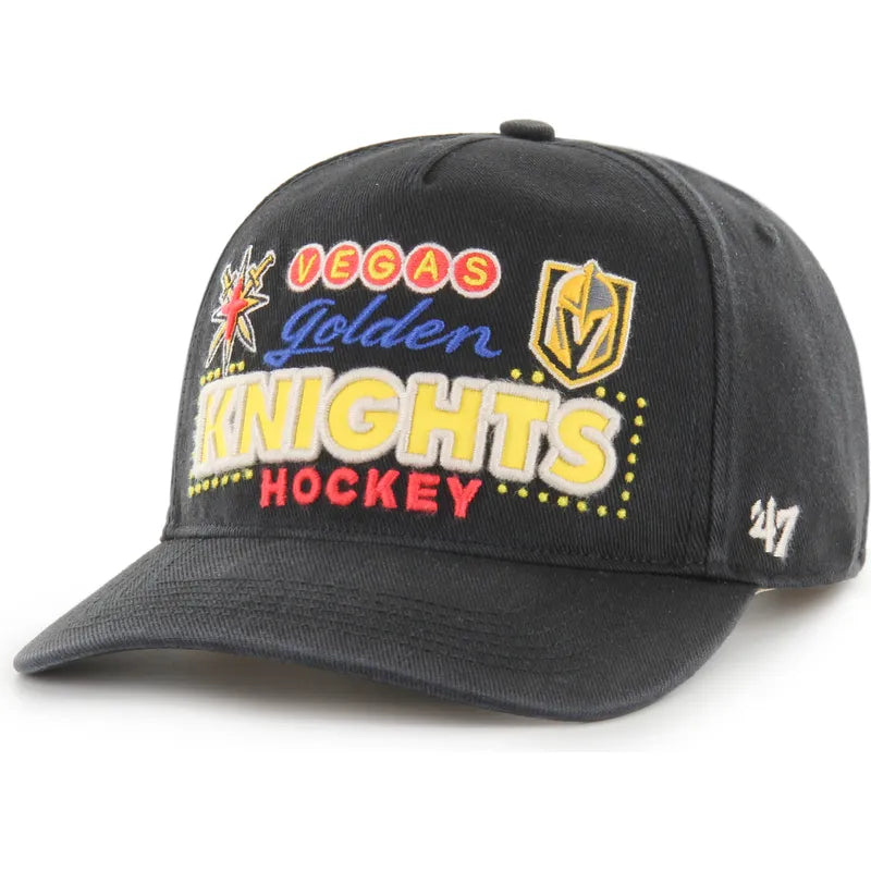 Vegas Golden Knights Charlton Hitch Black Adjustable Cap