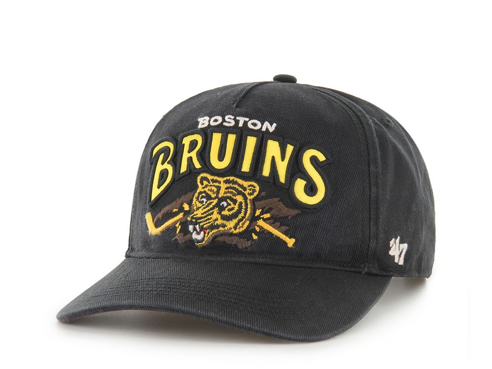 Boston Bruins Charlton Hitch Black Adjustable Cap