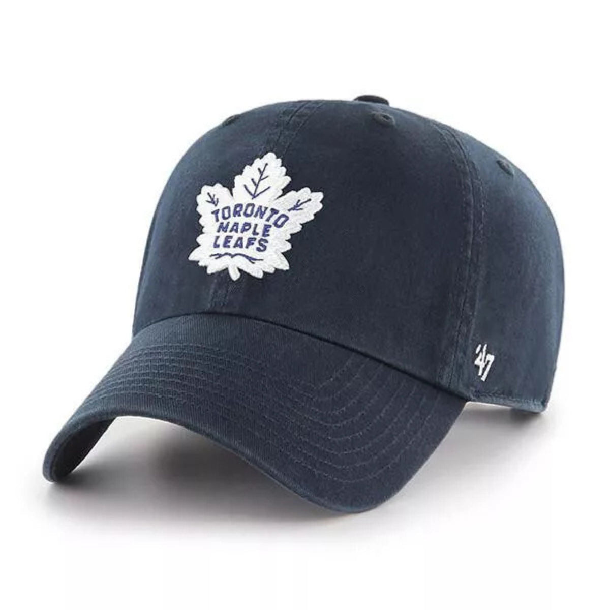 Toronto Maple Leafs Navy Cleanup Adjustable Cap