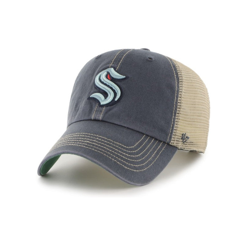 Seattle Kraken Trawler Clean Up Trucker Adjustable Cap