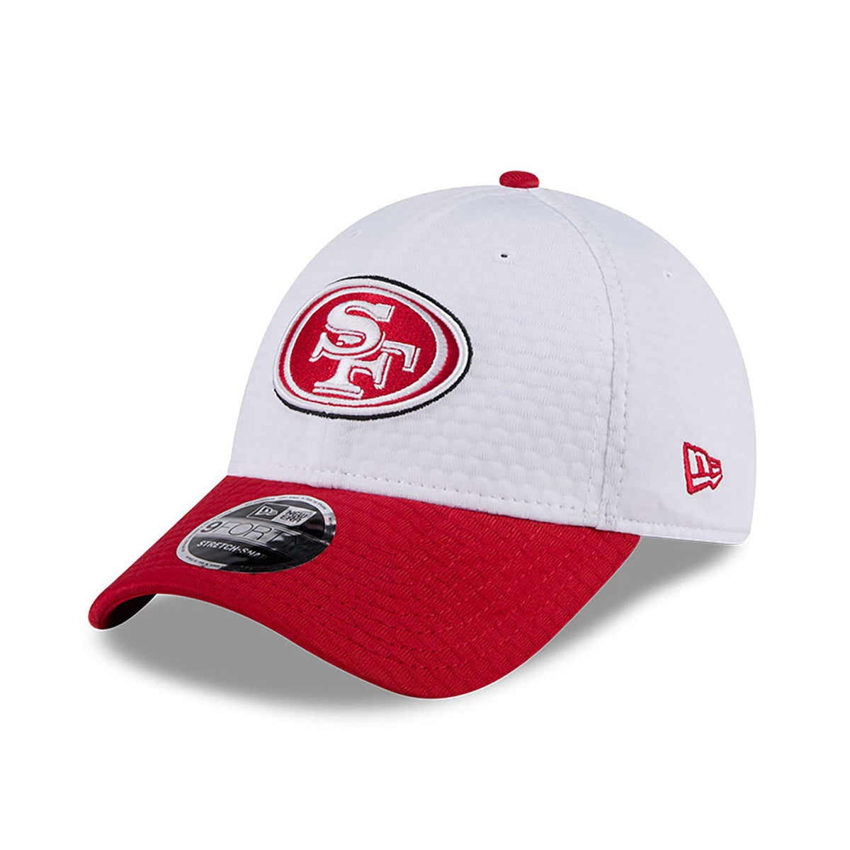 San Francisco 49ers White 9Forty Stretch Snapback Cap