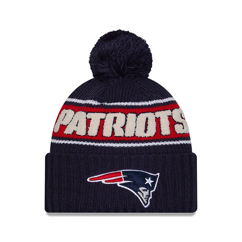 New England Patriots NFL Sideline 2024 Sport Knit Beanie Hat