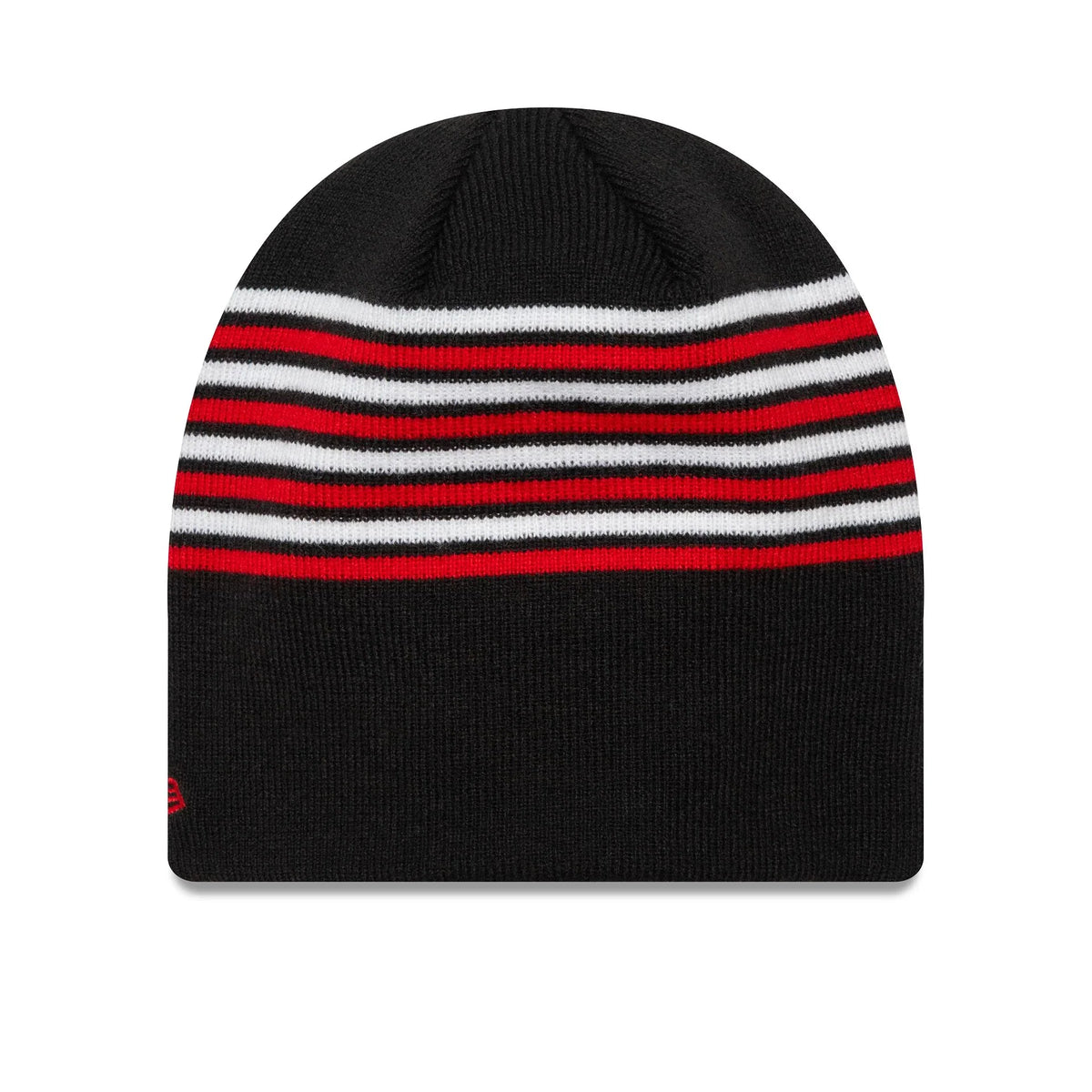 Manchester United FC Stripe Black Beanie Hat