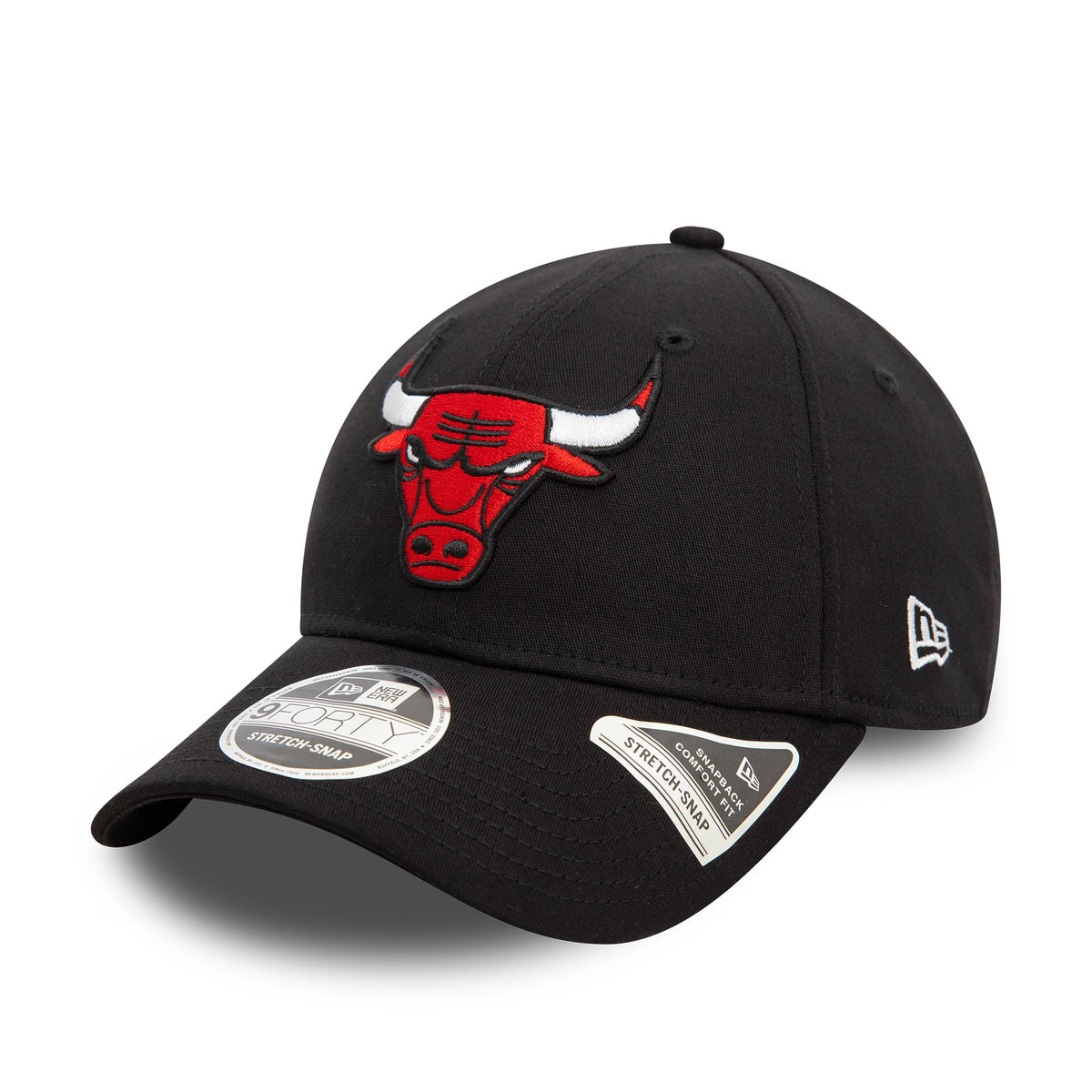 Chicago Bulls Stretch 9Forty Black Cap