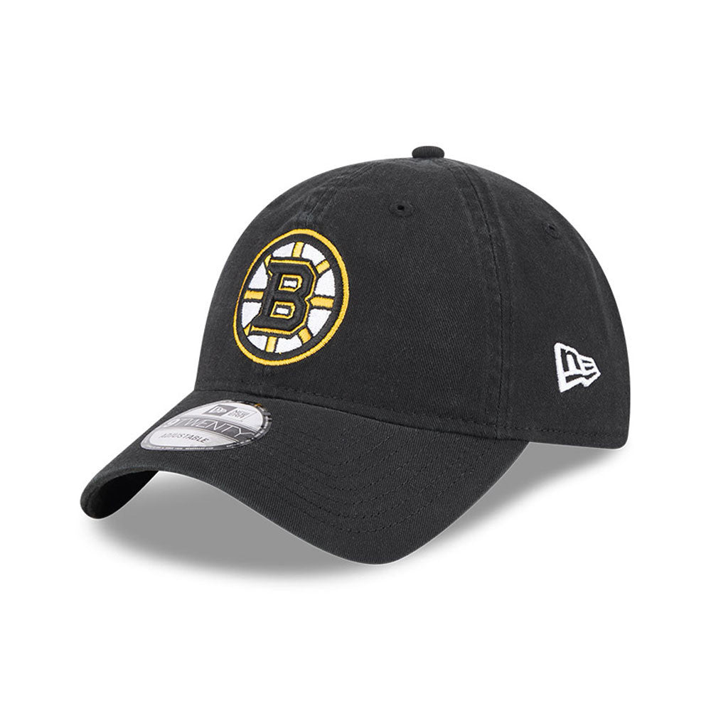 Boston Bruins Official Team Colours Black 9Twenty Adjustable Cap