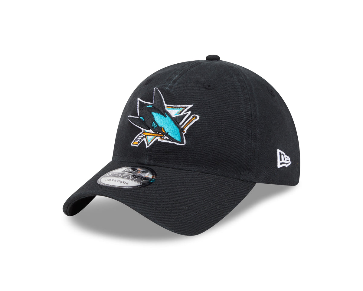 San Jose Sharks Official Team Colours Black 9Twenty Adjustable Cap