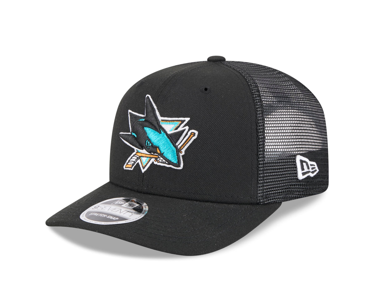 San Jose Sharks Team Colour 9Seventy Stretch Snapback Cap