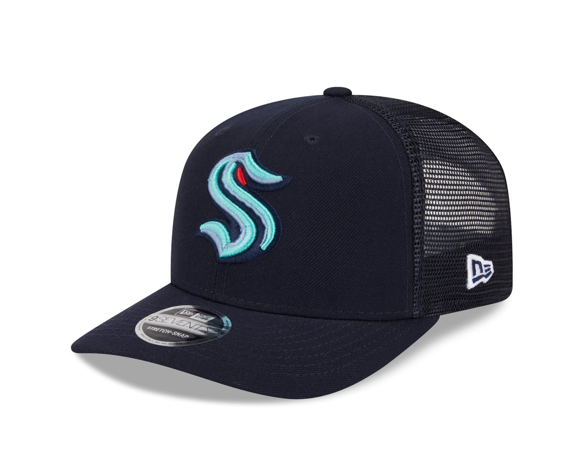 Seattle Kraken Team Colour 9Seventy Stretch Snapback Cap