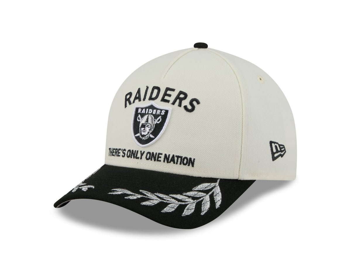 Las Vegas Raiders 2025 Draft 9Forty M Crown Cream Cap