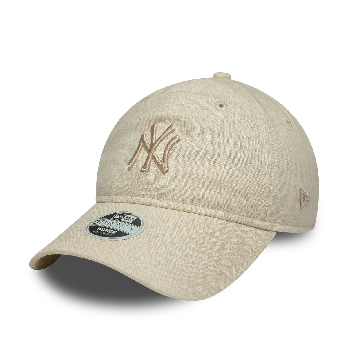 New York Yankees Women's MLB Linen Cream 9Twenty Adjustable Cap