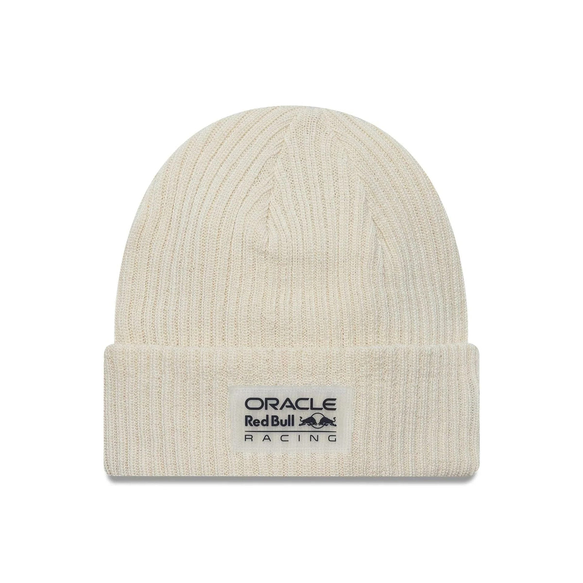 Red Bull Racing Repreve® Cream Short Cuff Knit Beanie Hat