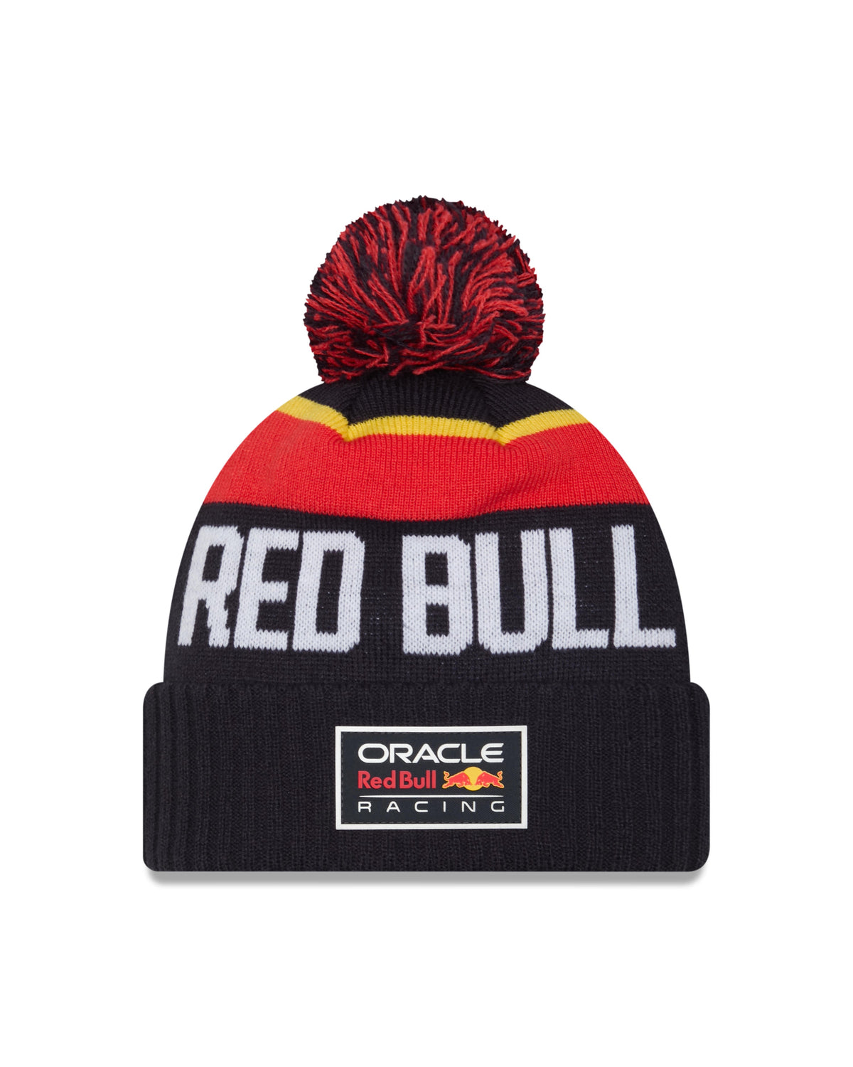 Red Bull Racing Wordmark Dark Blue Cuff Knit Beanie Hat