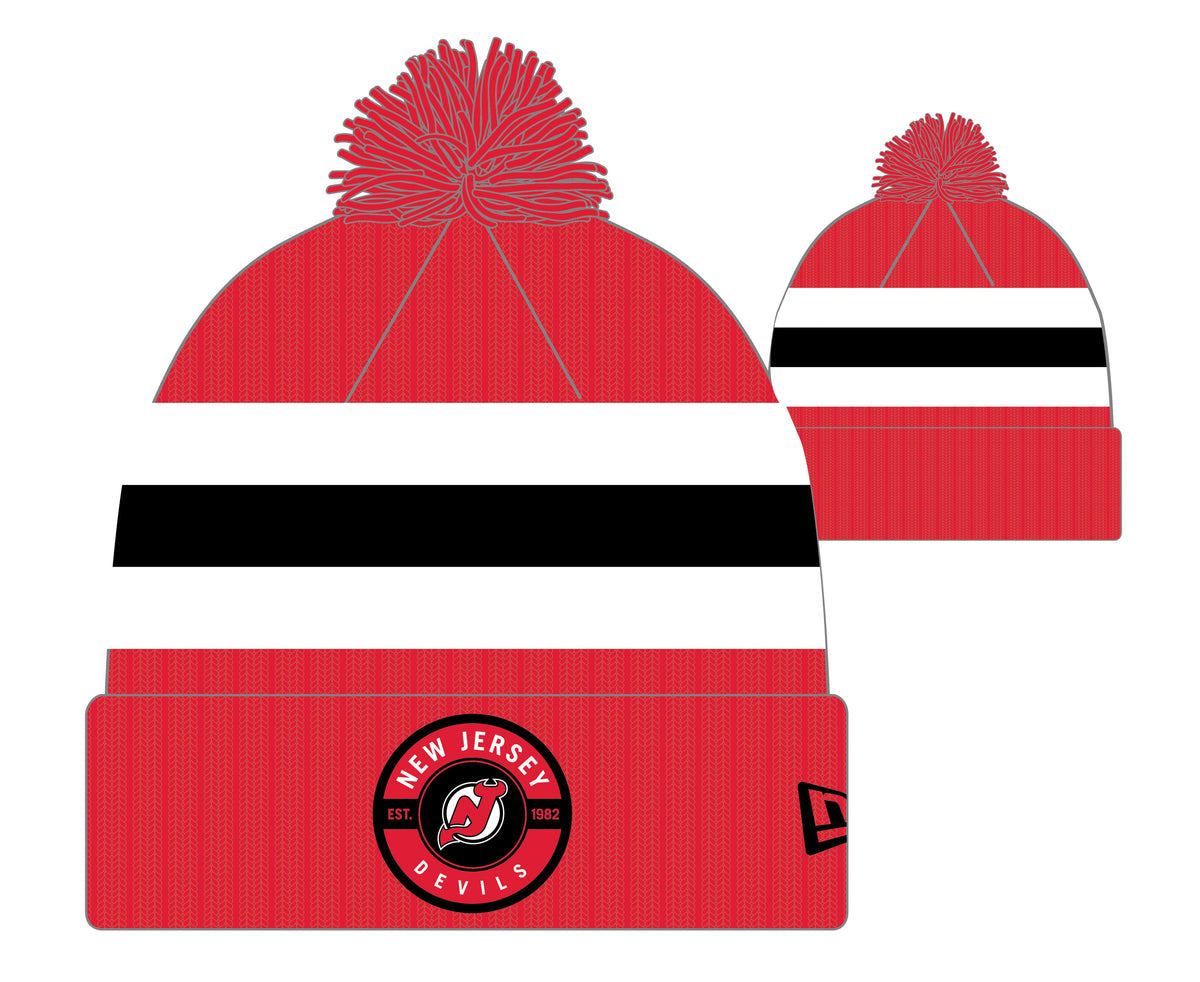 New Jersey Devils Banded Beanie Knit