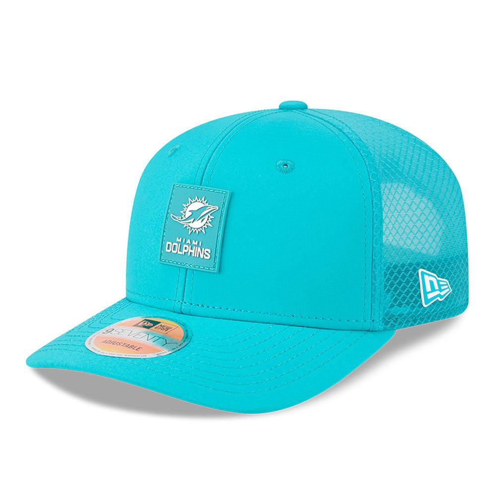 Miami Dolphins 2025 Sideline 9Seventy Trucker Cap
