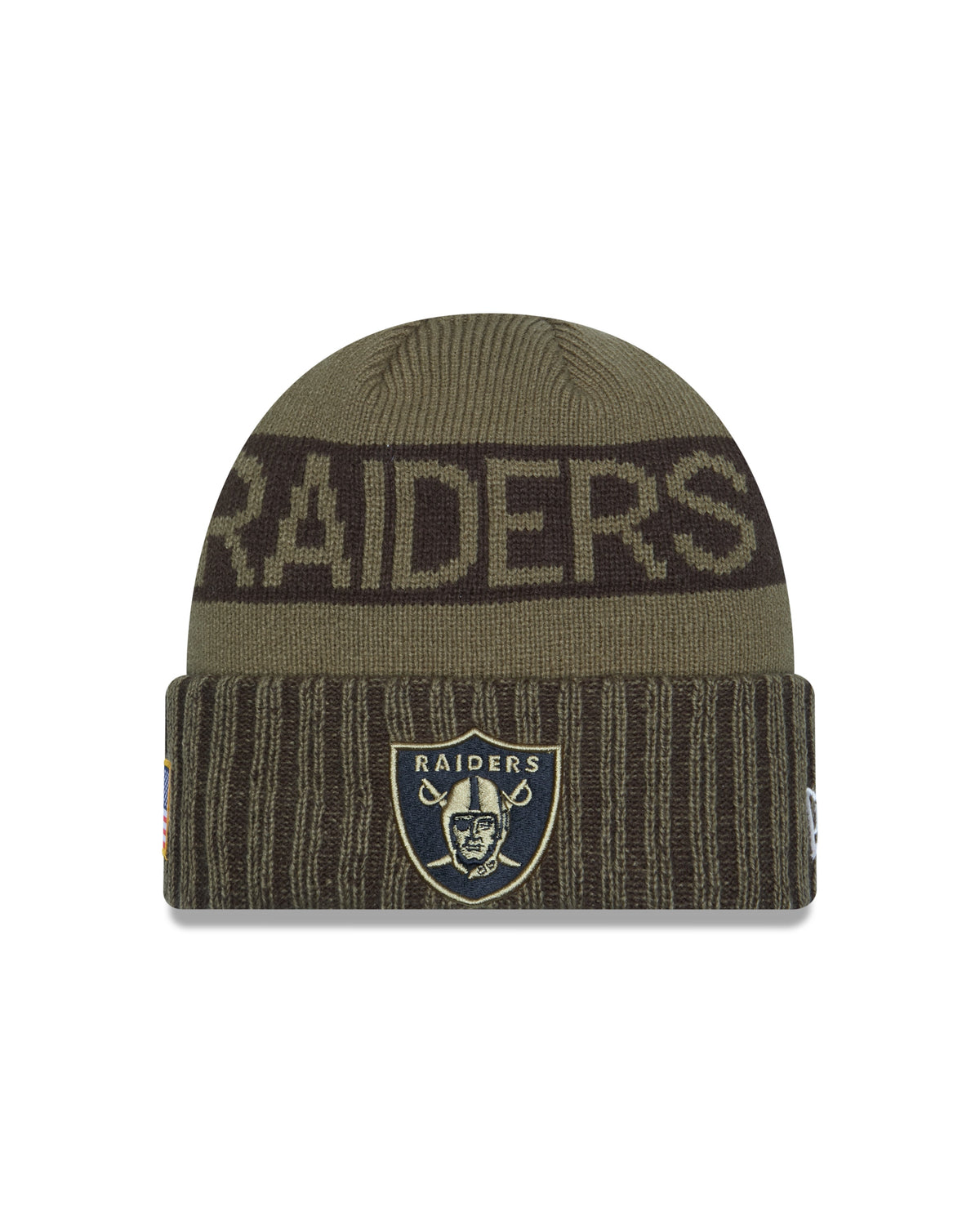 Las Vegas Raiders 2025 Salute to Service Beanie Knit