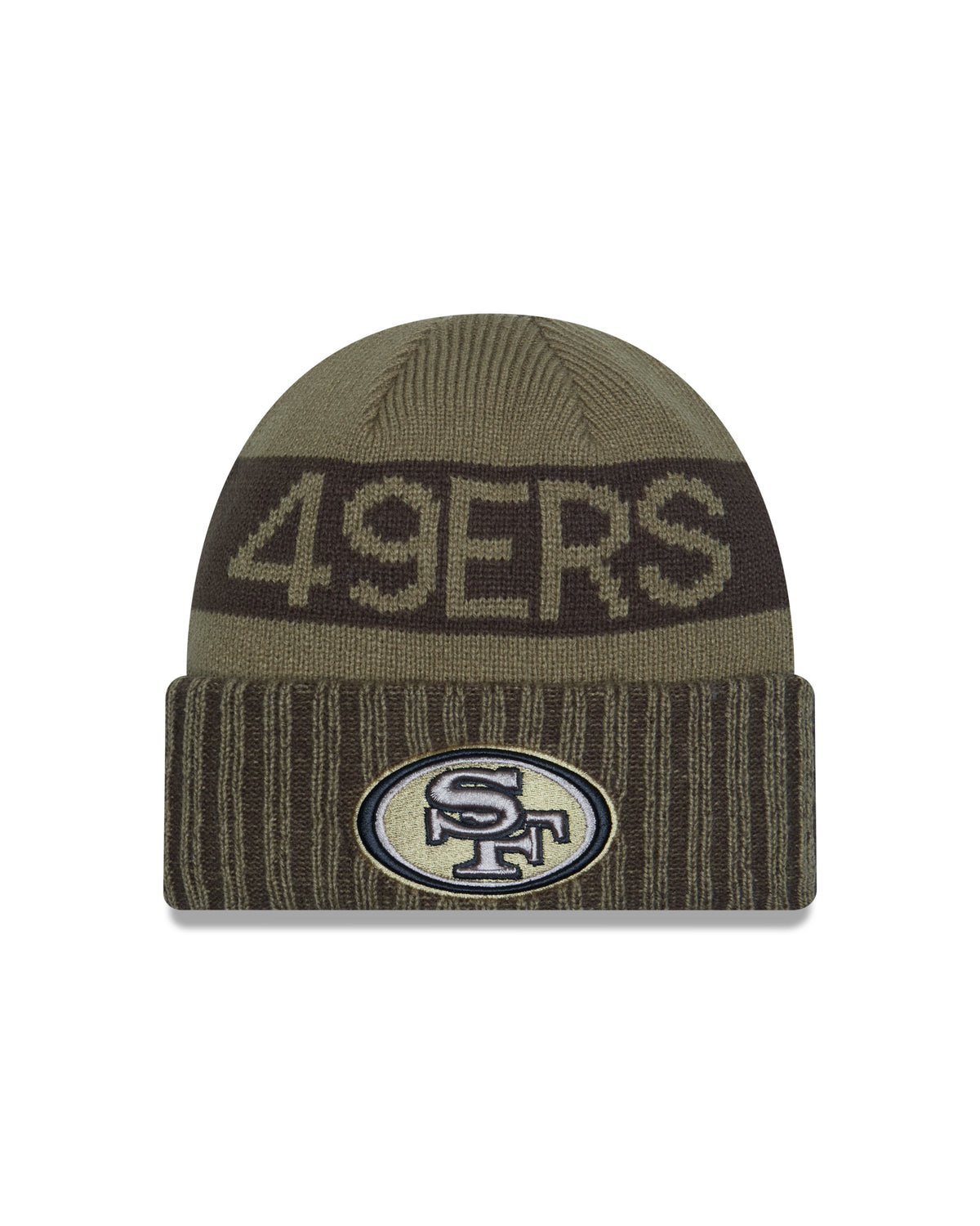 San Francisco 49ers 2025 Salute to Service Beanie Knit