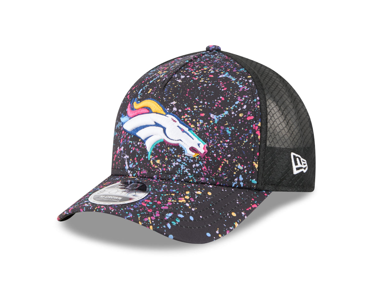Denver Broncos 2025 Crucial Catch 9Forty Trucker Cap