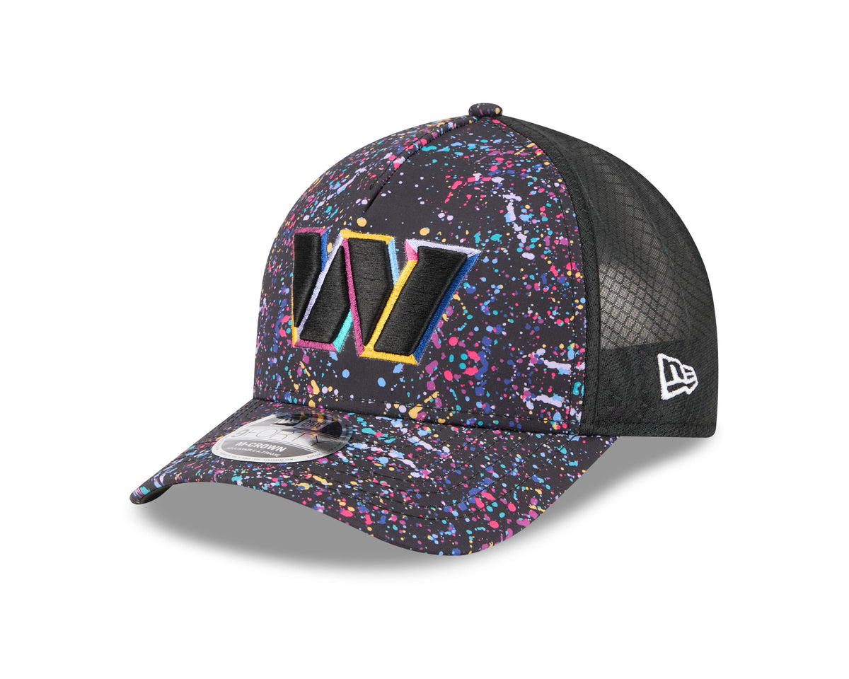 Washington Commanders 2025 Crucial Catch 9Forty Trucker Cap