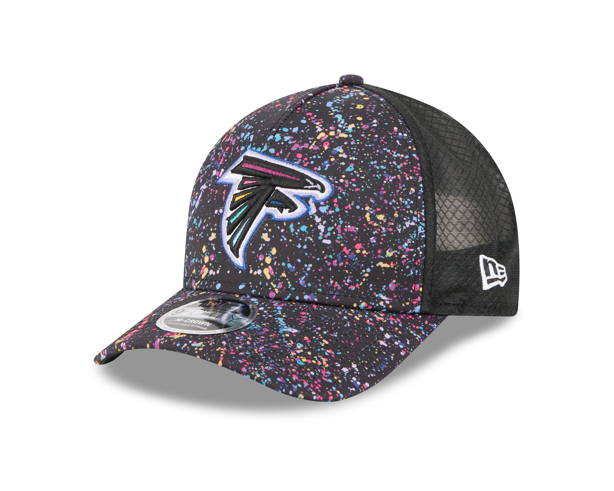 Atlanta Falcons 2025 Crucial Catch 9Forty Trucker Cap