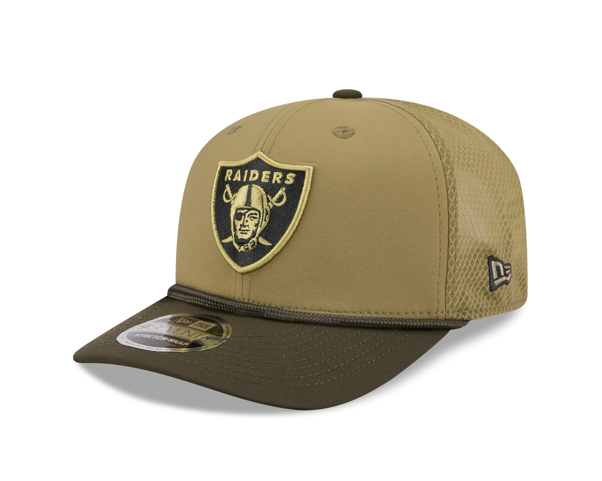 Las Vegas Raiders 2025 Salute to Service 9Seventy Cap