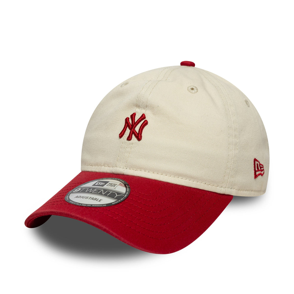 New York Yankees Mini Logo Cream & Red 9Twenty Adjustable Cap