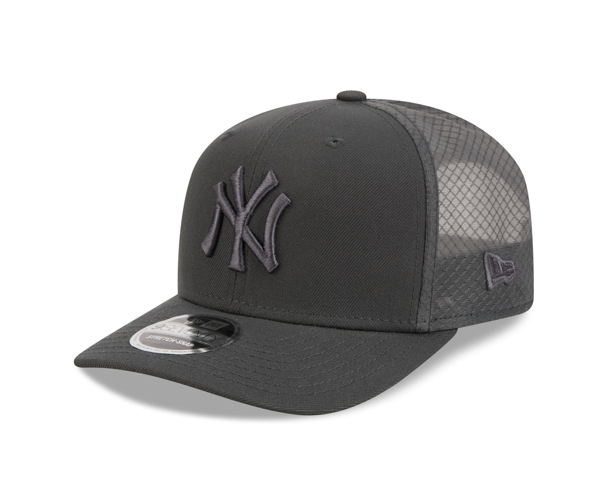 New York Yankees 9Seventy Stretch-Snap Tonal Grey Trucker Cap