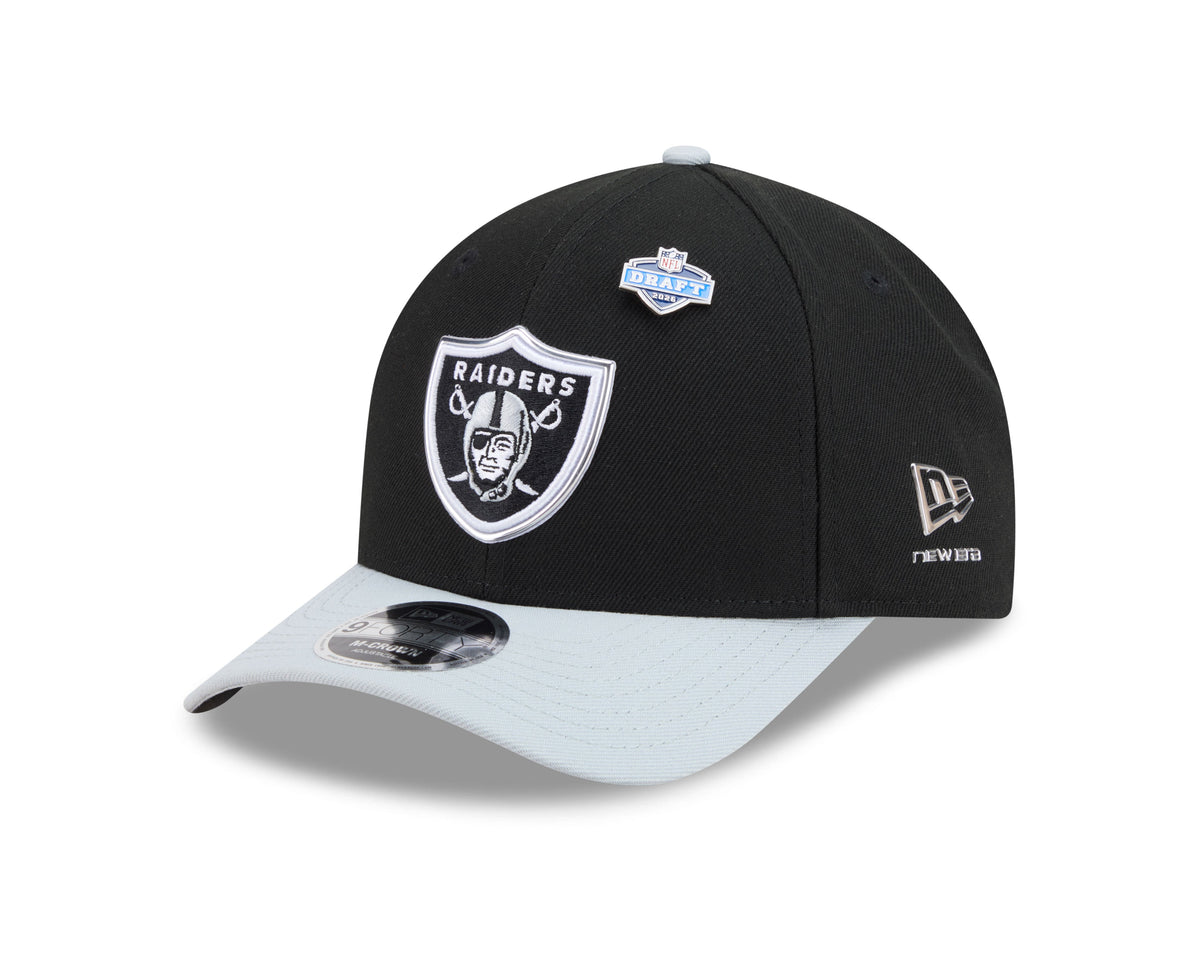 Las Vegas Raiders Official 2026 Draft 9Forty MCrown Adjustable Cap