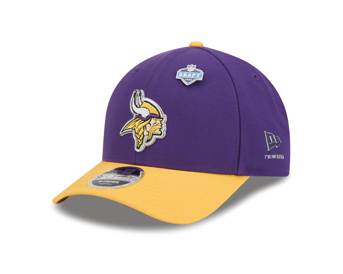 Minnesota Vikings Official 2026 Draft 9Forty MCrown Adjustable Cap