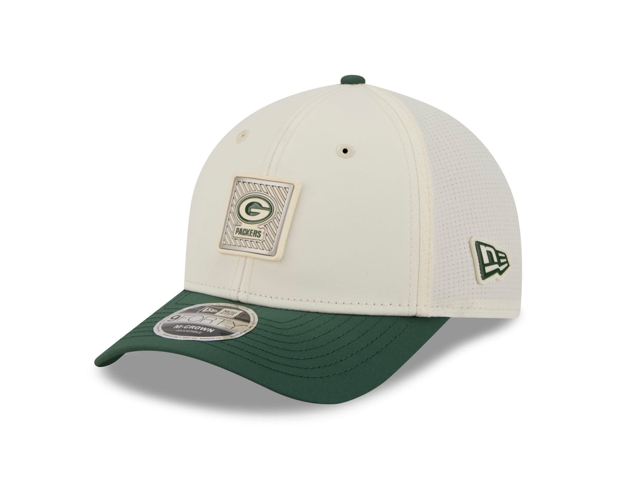 Green Bay Packers NFL Training 9Forty M Crown Adjustable Cap