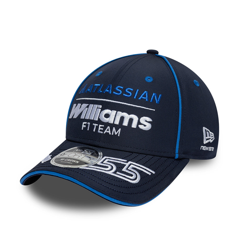 Atlassian Williams Racing Carlos Sainz Navy 9FORTY M-Crown Adjustable Cap
