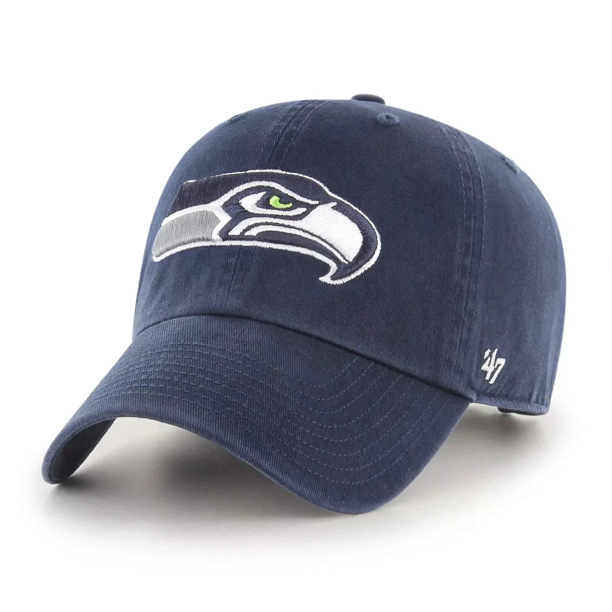 Seattle Seahawks Navy Cleanup Adjustable Cap