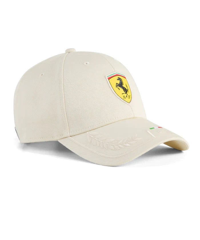 Scuderia Ferrari Fanwear White Adjustable Cap