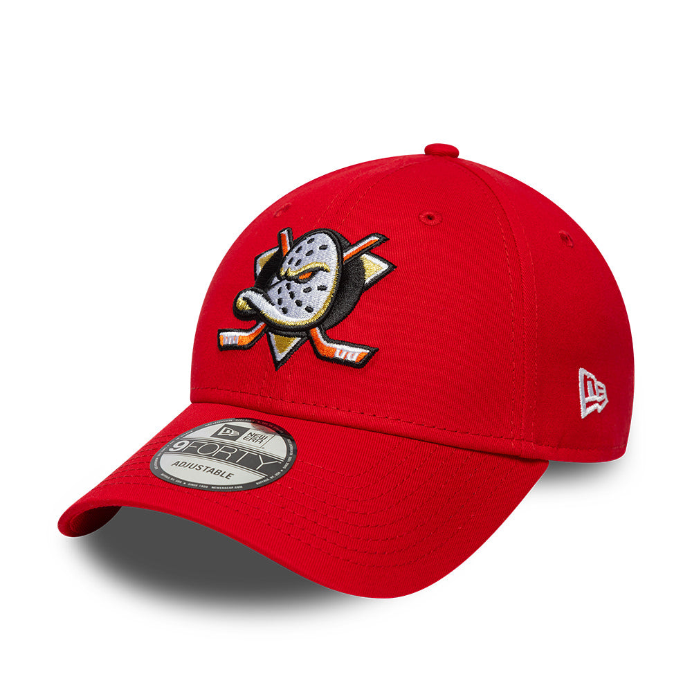 Anaheim Ducks Scarlet 9Forty Snapback Adjustable Cap