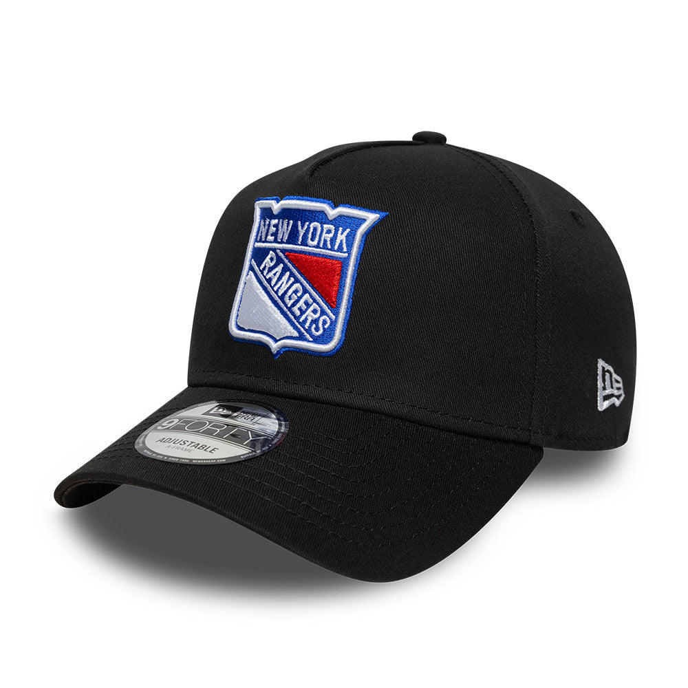 New York Rangers 9Forty Adjustable Black Cap