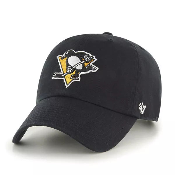Pittsburgh Penguins Clean Up Black Adjustable Cap