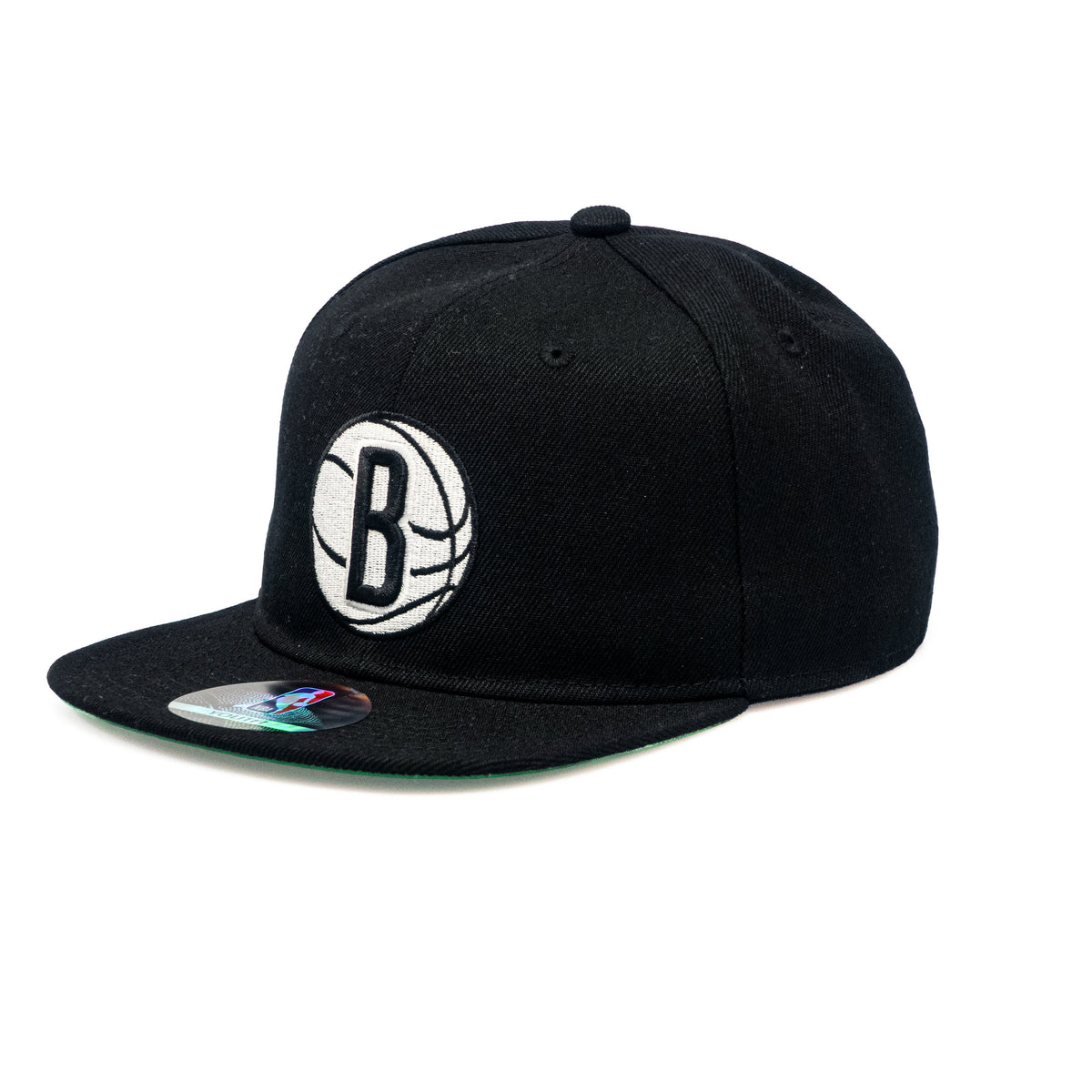 Brooklyn Nets Black Team Logo Youth Snapback Cap