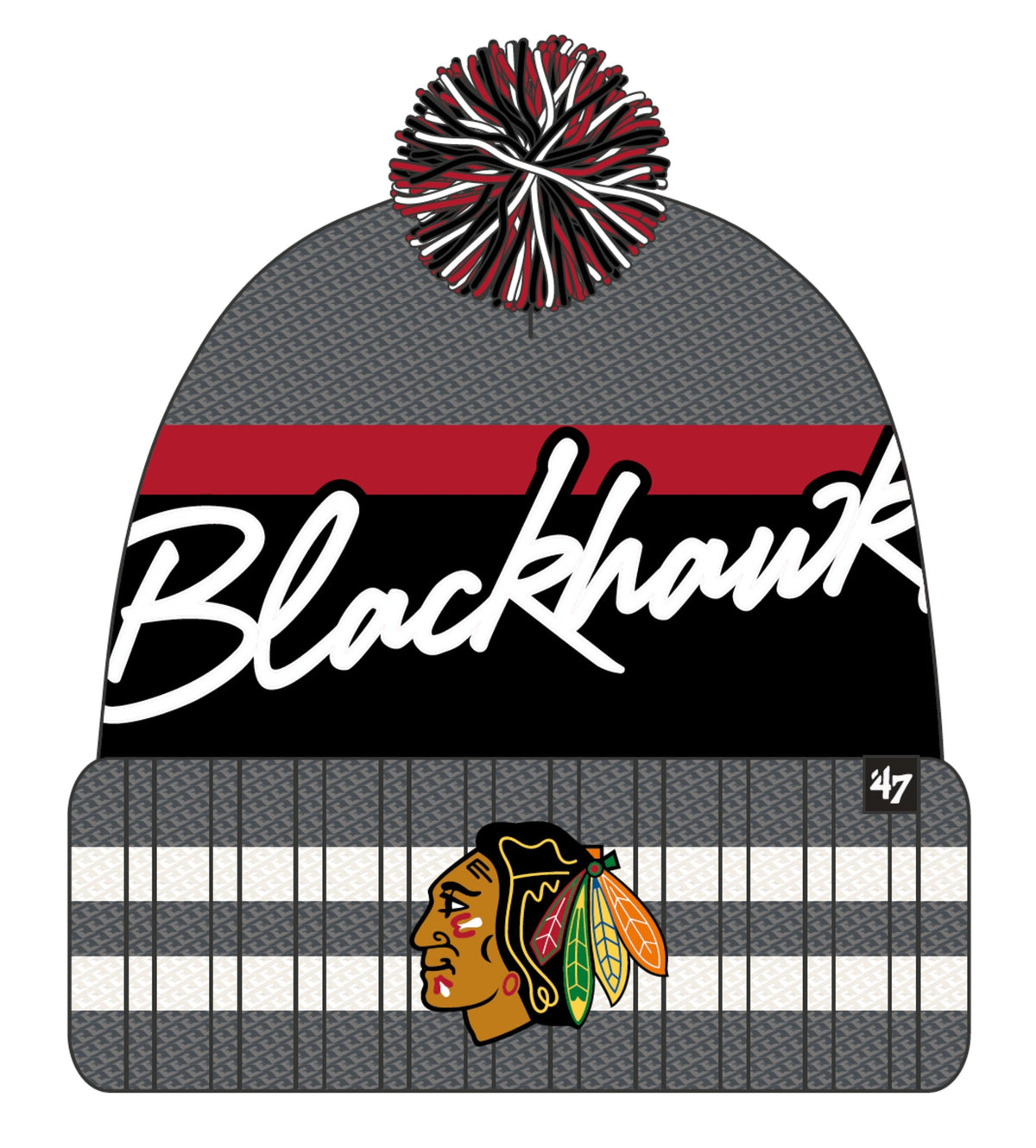 Chicago Blackhawks Hyperblic Beanie