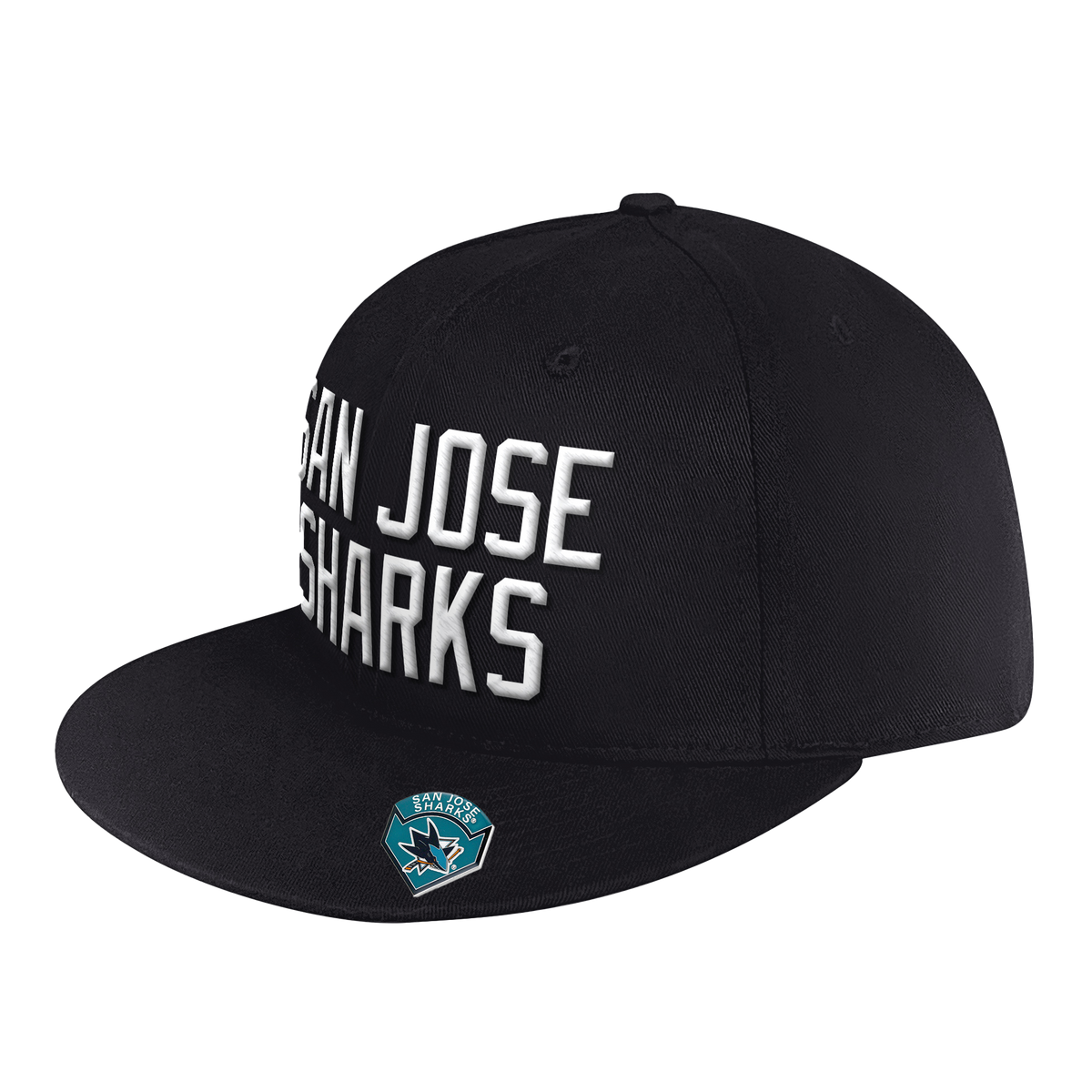 San Jose Sharks Starter Black Ice Snapback Cap