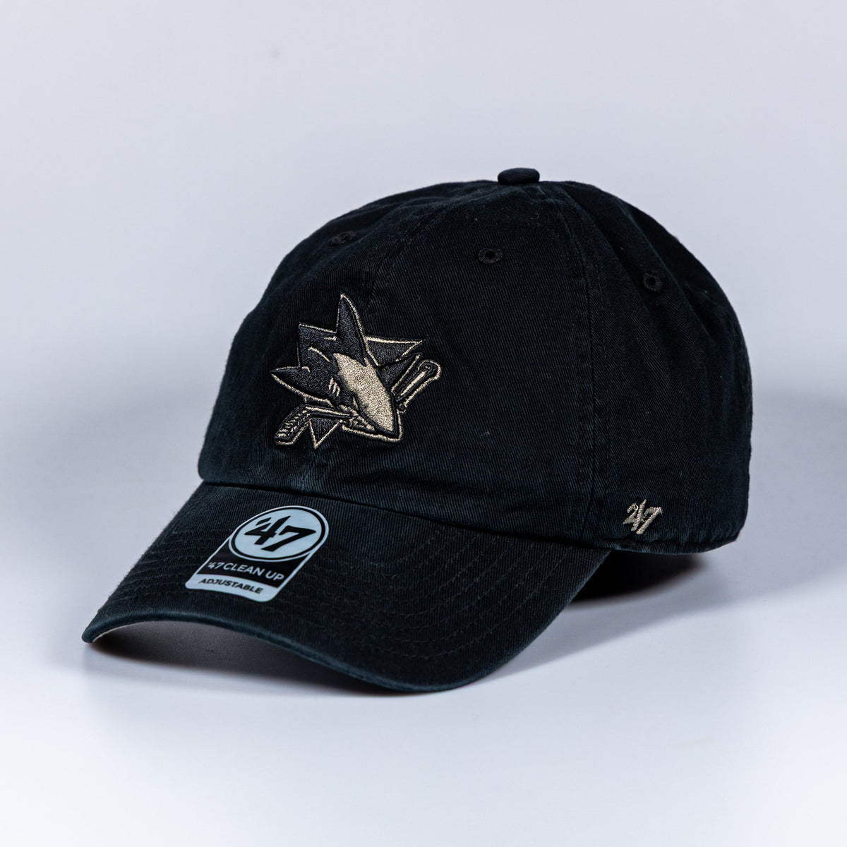 San Jose Sharks Ballpark Camo 47 Clean Up Adjustable Cap