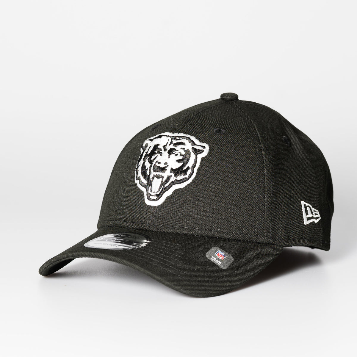 Chicago Bears Black 9Forty Adjustable Cap