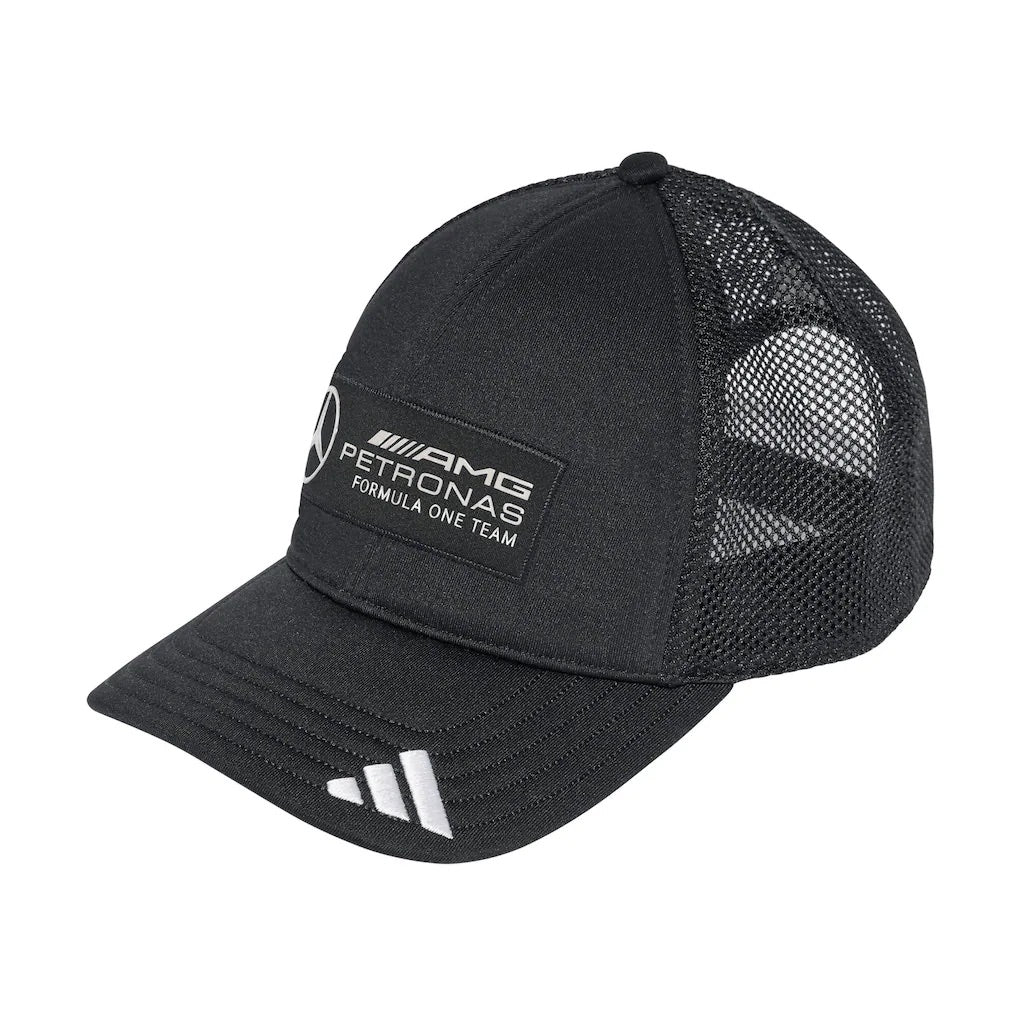 Mercedes AMG Petronas adidas F1 Team Trucker Cap - Black