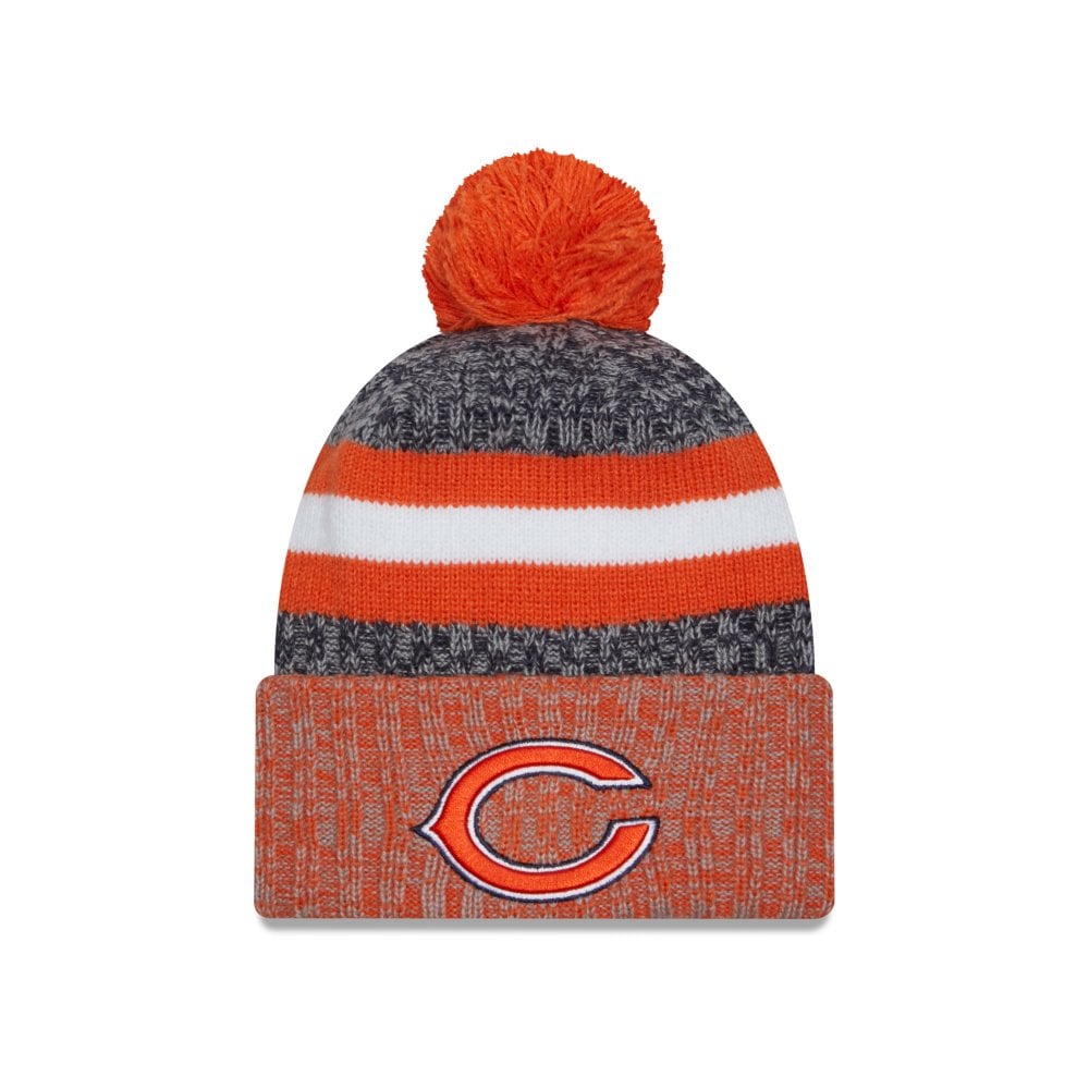 Chicago Bears NFL On Field Sideline 2023 Bobble Knit Hat