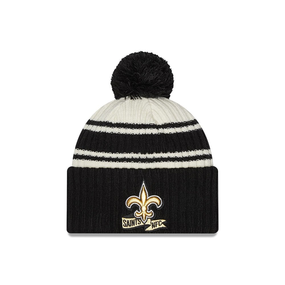 New Orleans Saints Official Sideline Primary Sport Beanie Knit