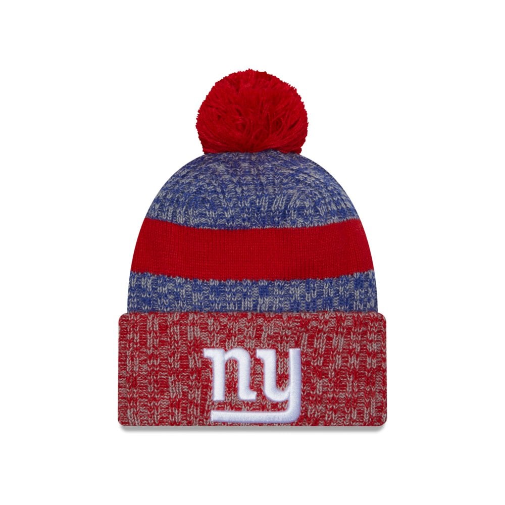 New York Giants NFL On Field Sideline 2023 Bobble Knit Hat